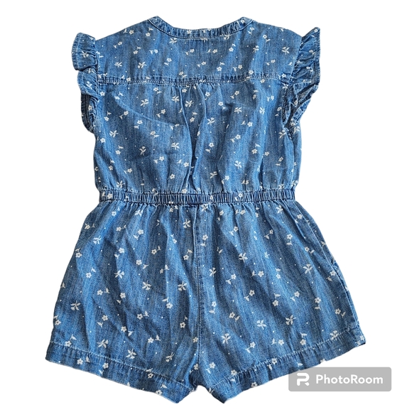 Girls Gap Chambray romper size 4 years. Shorts. - Picture 7 of 7